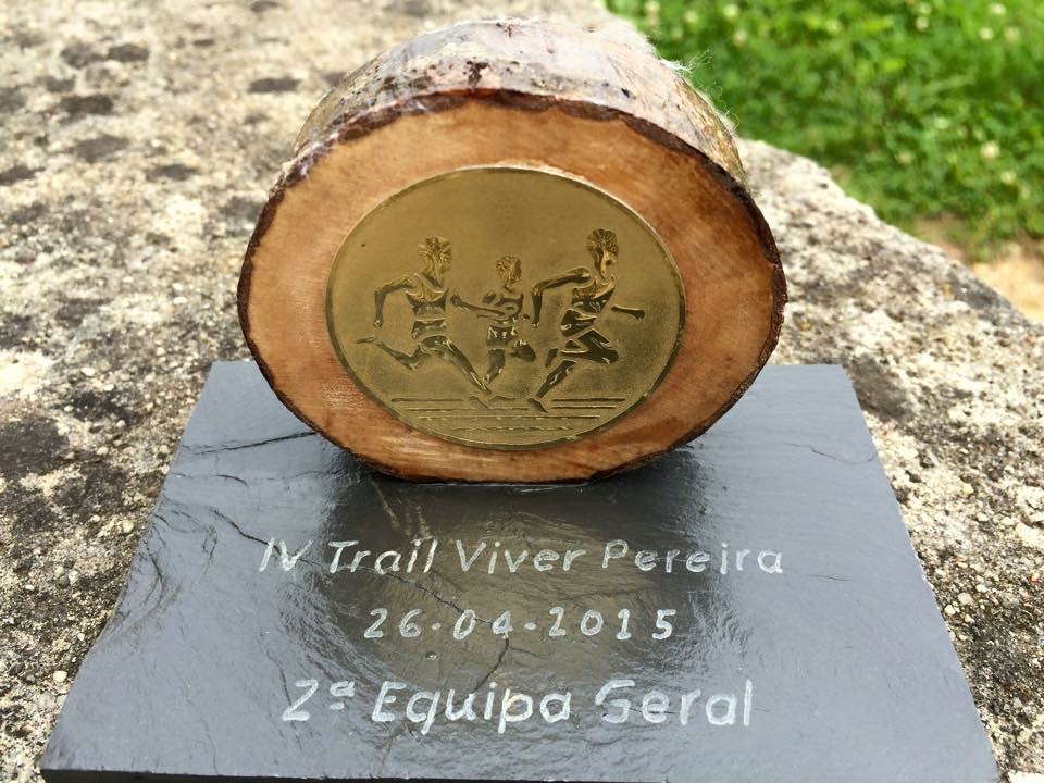 Trail Viver Pereira 2015 - 2º Lugar Equipas